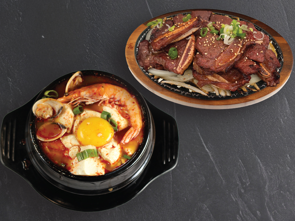 B-8 LA Galbi Soon Tofu Combo