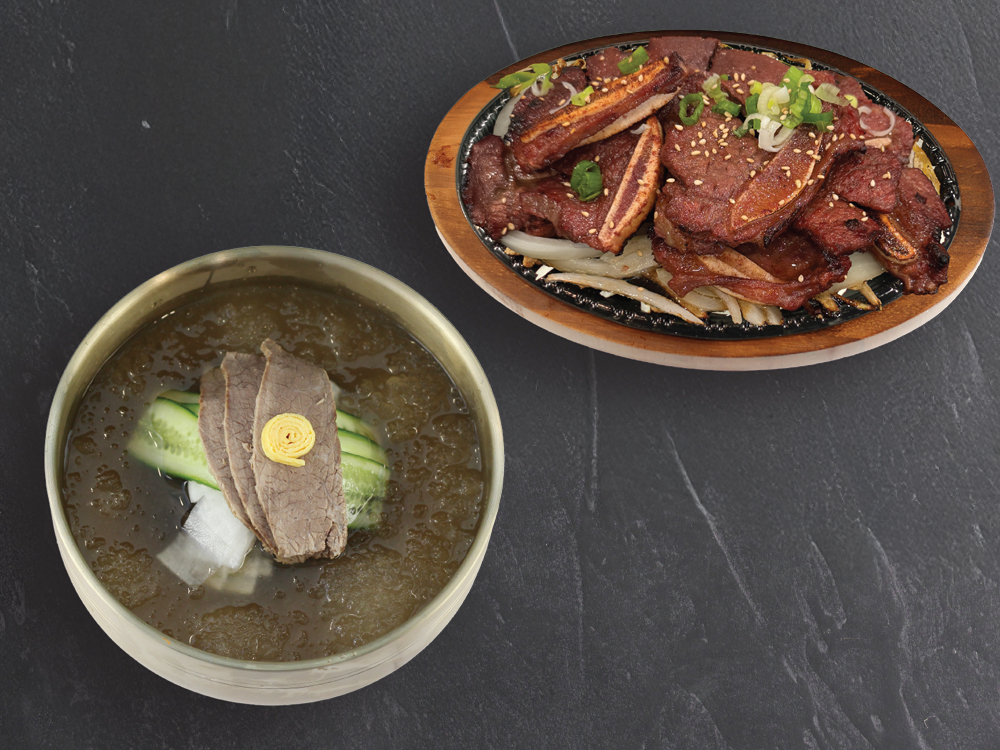 Y-11 LA Galbi Cold Noodles Combo